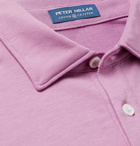 Peter Millar - Ace Cotton-Blend Piqué Polo Shirt - Pink