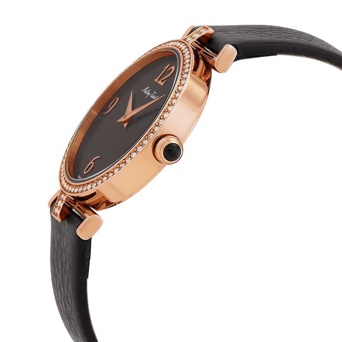 Mathey-Tissot Gaia Quartz Black Dial Ladies Watch D587QPN