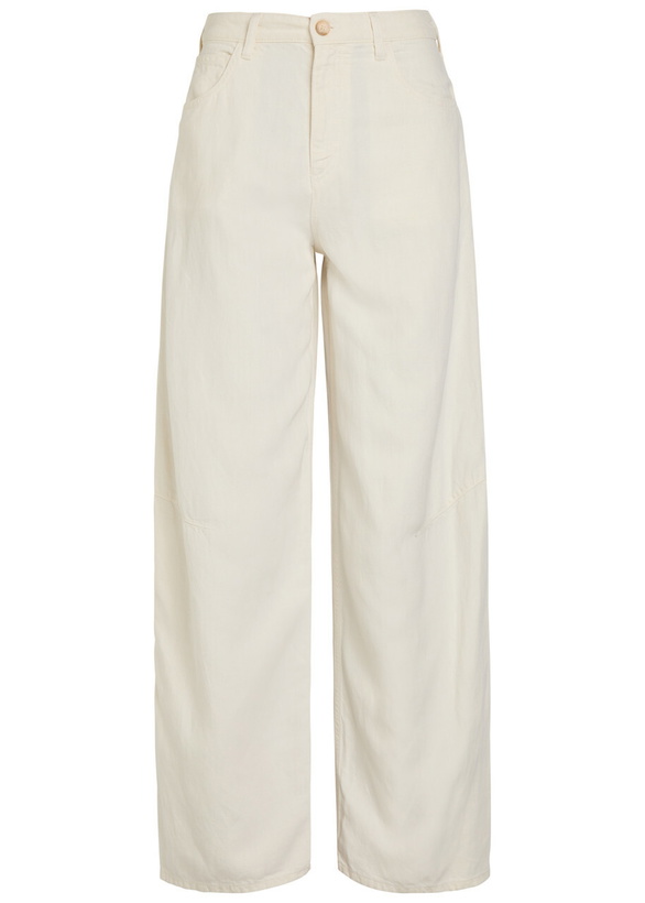 Photo: Emporio Armani J3F Balloon-leg Jeans Cream