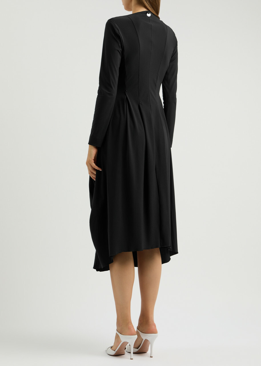 High At-Length Stretch-jersey Midi Dress Black 48 (UK16 / XL)