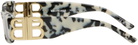 Balenciaga Tortoiseshell Dynasty Rectangle Sunglasses