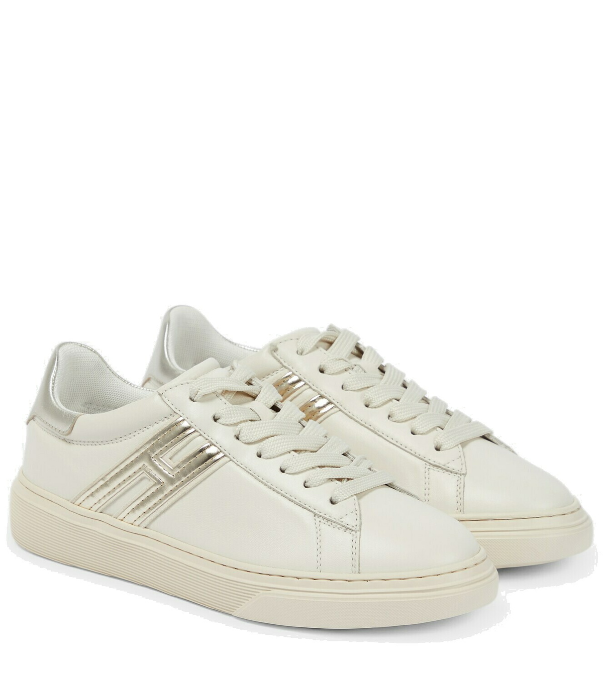 【送料&関税込】Hogan H365 Laced H Sneakers Hogan H365 leather sneakers Hogan