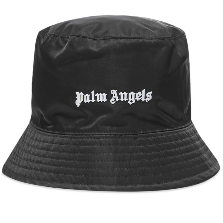 Photo: Palm Angels Logo Bucket Hat