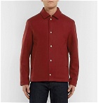 Albam - Fleece-Lined Wool, Nylon and Cashmere-Blend Jacket - Men - Red