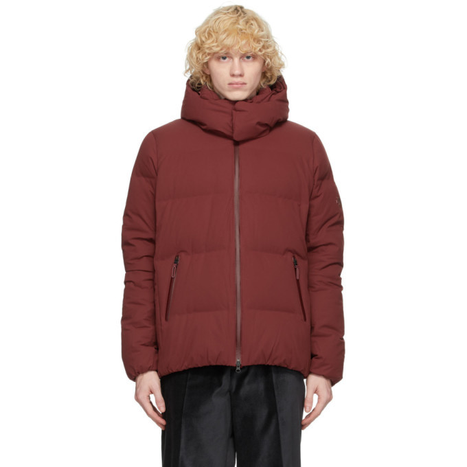 Descente Allterrain Red Down Mizusawa Anchor Jacket Descente