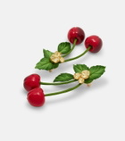 Jennifer Behr Maraschino embellished drop earrings
