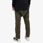 Rick Owens Men's Drawstring Long Pant in Green