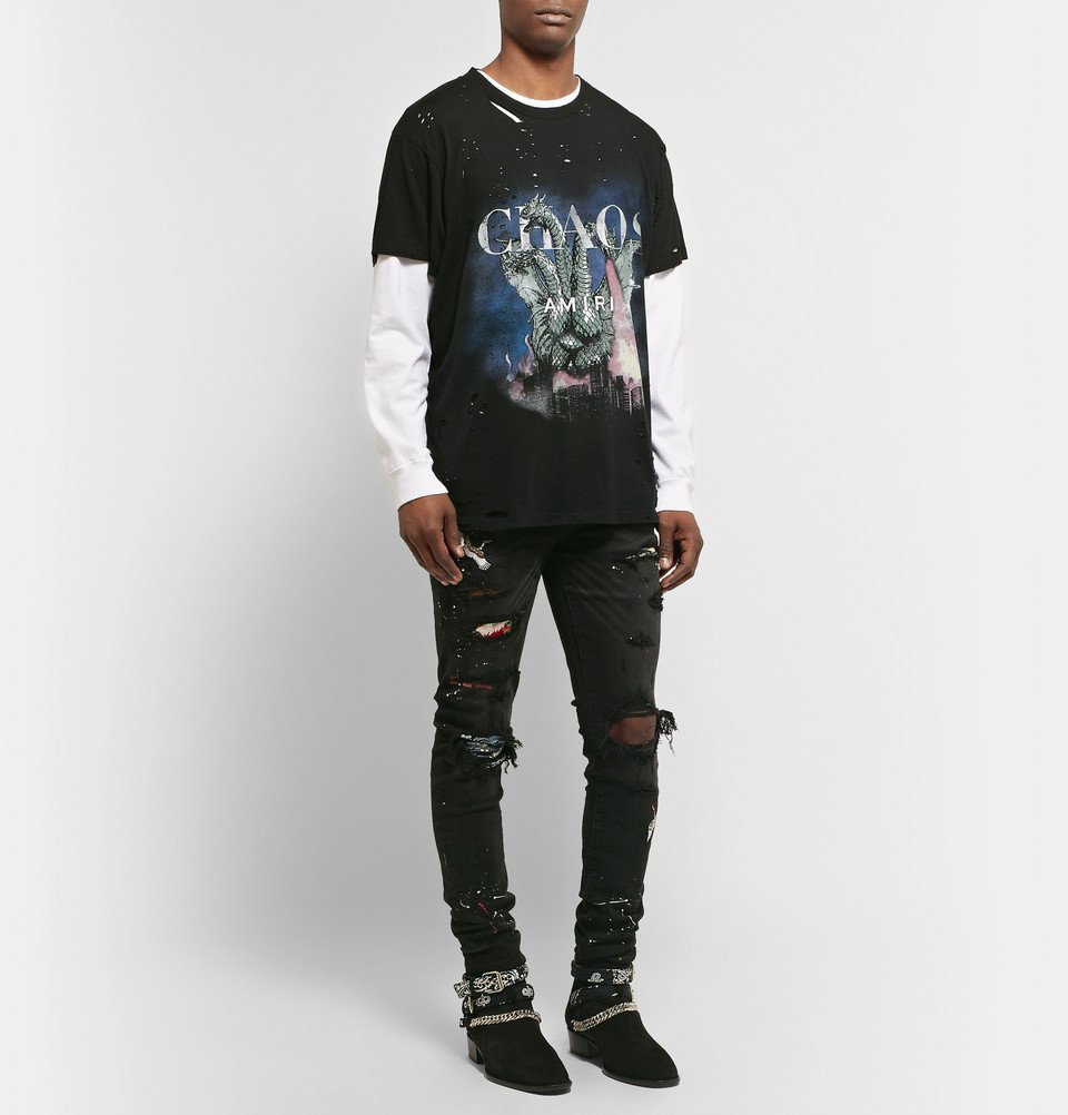 Chaos Amiri T Shirt  Shirts, Print clothes, T shirt