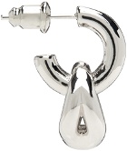 S_S.IL Silver Double Ring Earrings