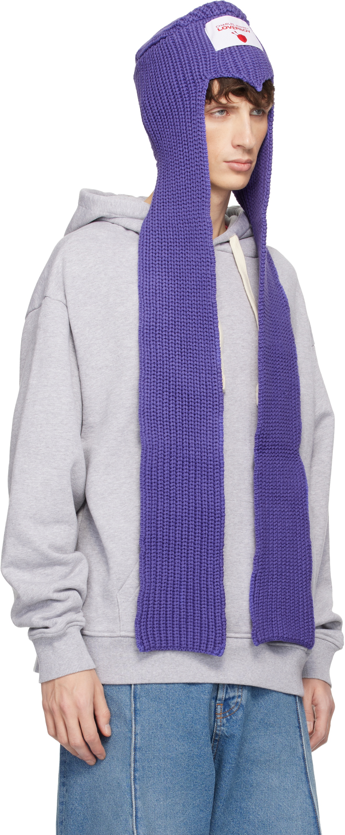 Charles Jeffrey LOVERBOY Purple Clash of Clans Edition Witch Scarf Beanie