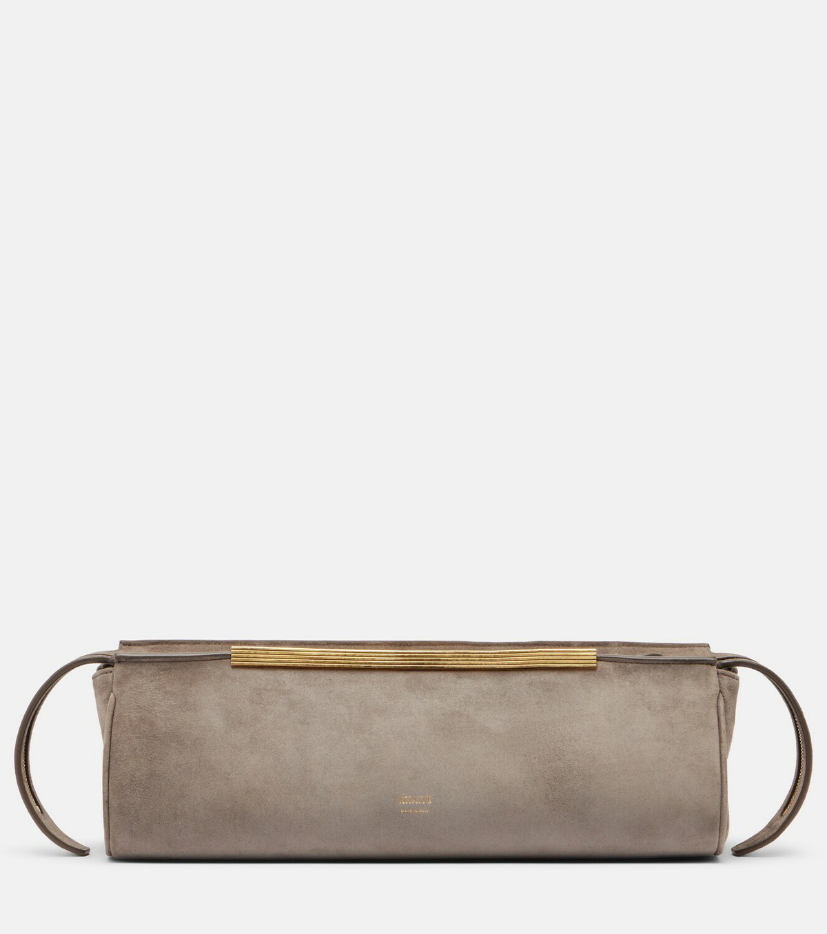 Khaite Donna suede clutch