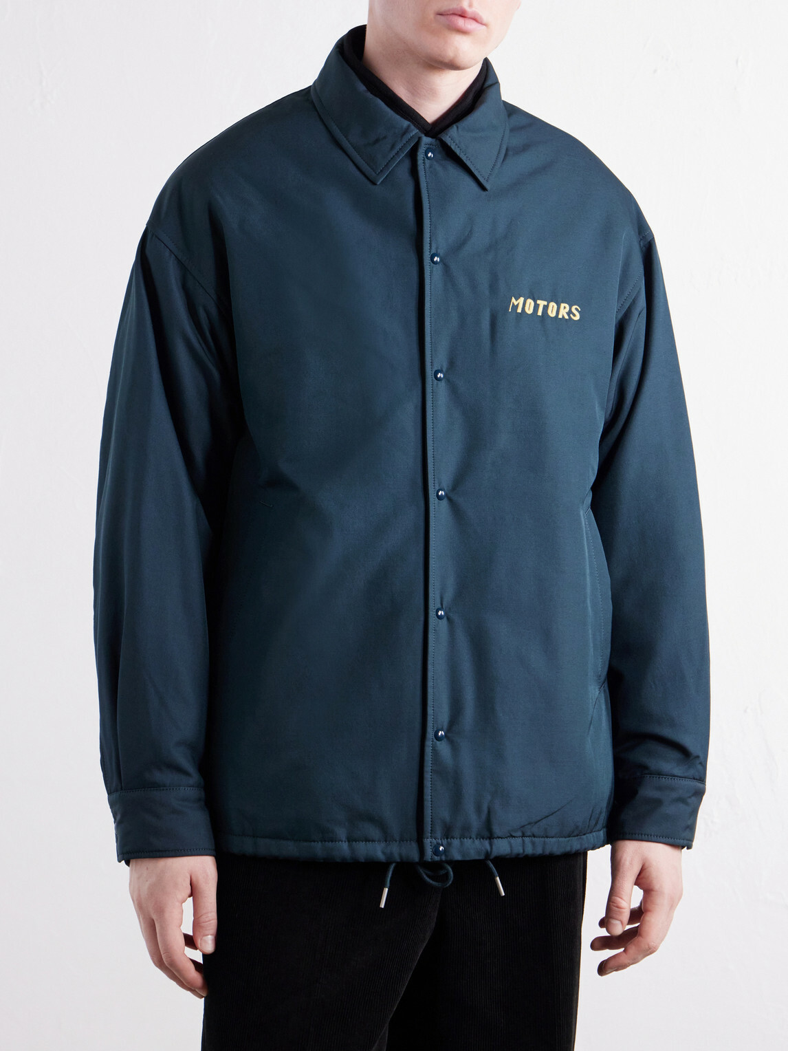 Visvim - Embroidered Wool and Silk-Blend-Gabardine Jacket - Green