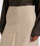 Joseph Duggan virgin wool midi skirt