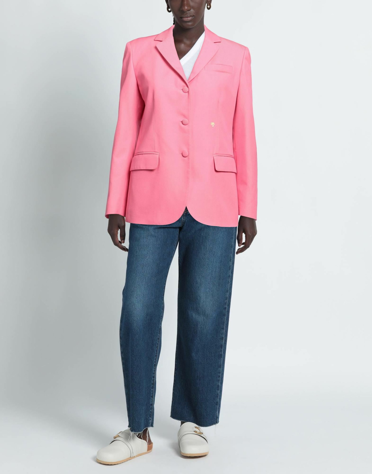 Palm Angels Womens Blazer in Pink