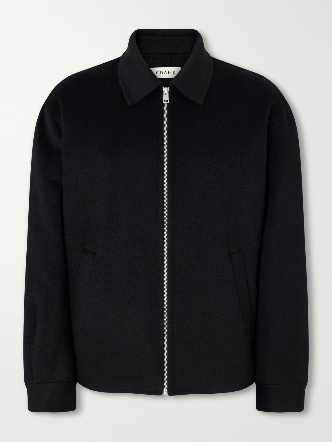FRAME - Wool-Felt Blouson - Black