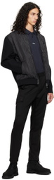Hugo Black Zip Bomber Jacket