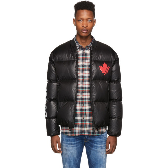 Photo: Dsquared2 Black Down Ripstop Sports Jacket