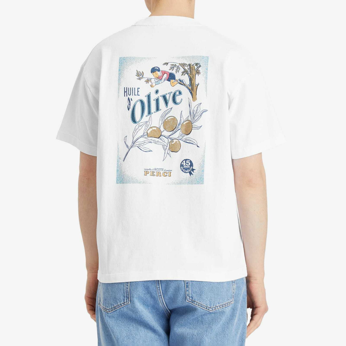 Percival Men's Ricette Oversized T-Shirt in White