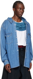 Bless Blue Nº75 Extended Denim Shirt