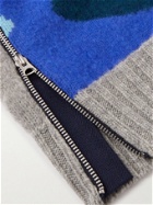 Sacai - KAWS Wool-Jacquard Sweater - Multi