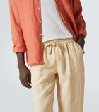 Fedeli Linen straight pants