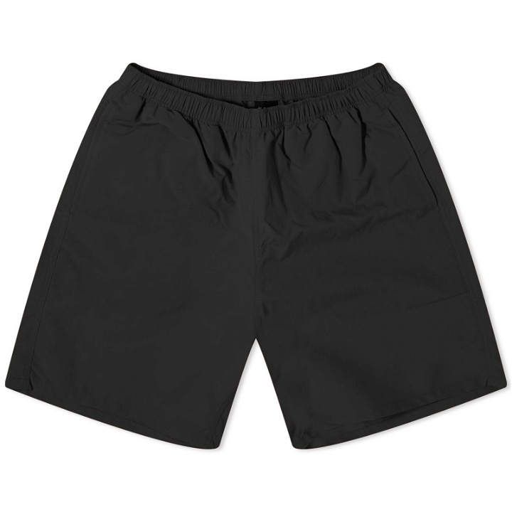 Photo: Goldwin Men's 7" Nylon Shorts in Black