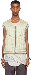 Rick Owens Off-White Down Cargo Vest