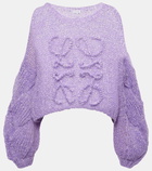 Loewe Anagram mohair-blend sweater