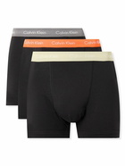 Calvin Klein Underwear - Three-Pack Stretch-Cotton Boxer Briefs - Black