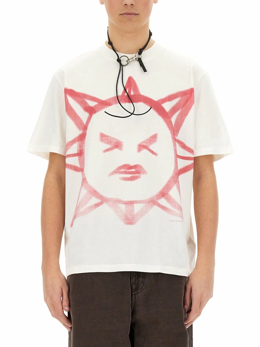 Our Legacy - Swing of Pendulum Printed Cotton-Jersey T-Shirt Our Legacy - Swing of Pendulum Printed Cotton-Jersey T-Shirt