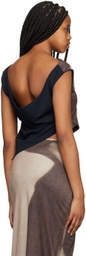 ELLISS SSENSE Exclusive Brown Tank Top