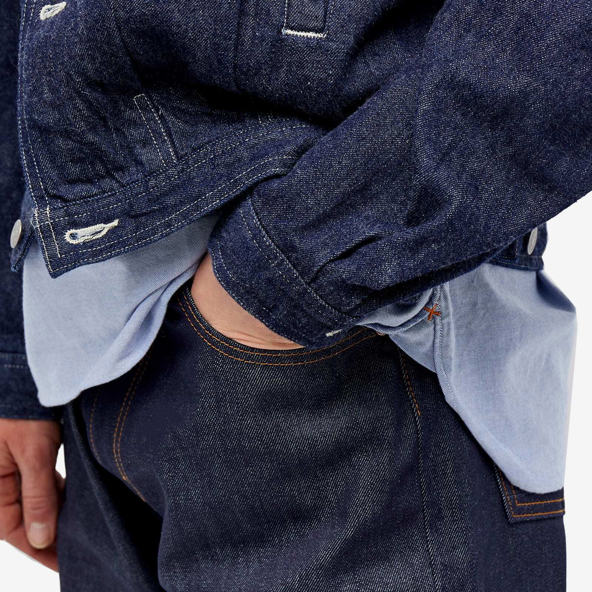 orSlow Men's 101 Dad Fit Denim Jeans in Rigid orSlow