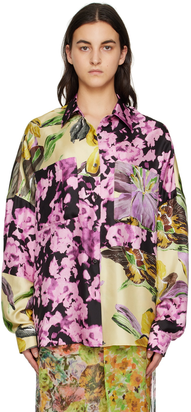 Dries Van Noten Women's Casia Shirt Pink
