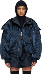 Cecilie Bahnsen Alpha Industries x Cecilie Bahnsen Navy N-2B Bomber Jacket