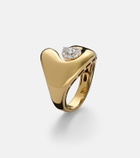 Yeprem Golden Strada 18kt gold ring with diamonds