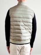 Belstaff - Circuit Logo-Appliquéd Padded Shell Down Gilet - Gray