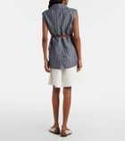 'S Max Mara Sole cotton and linen Bermuda shorts