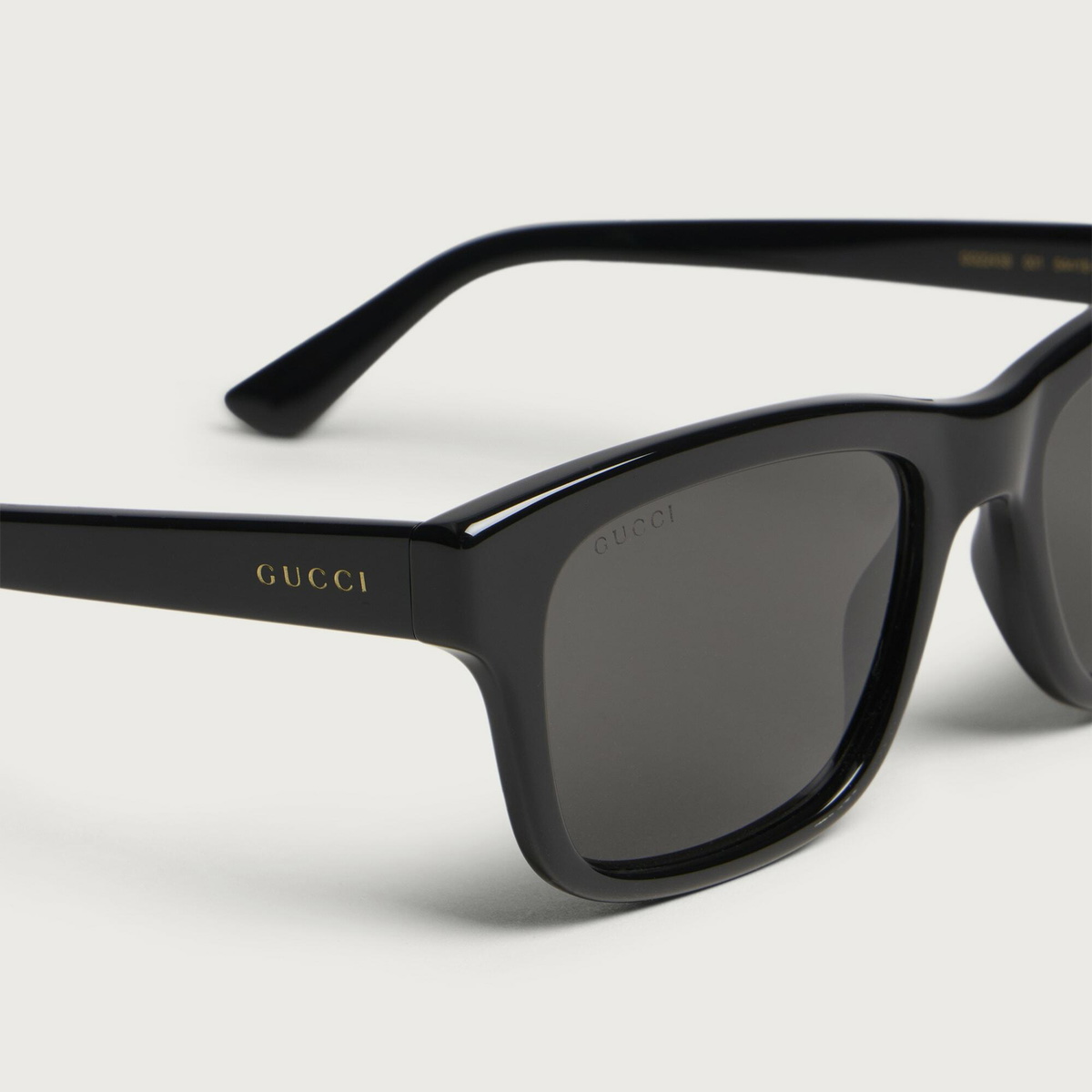 Gucci Men's GG2243S Lettering Sunglasses in Black/Grey