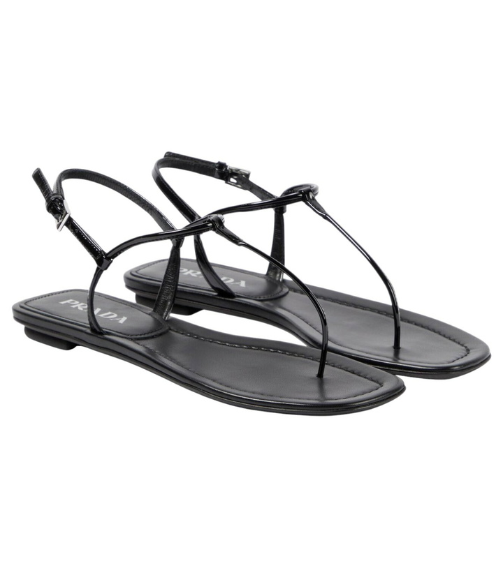 Photo: Prada Patent leather thong sandals