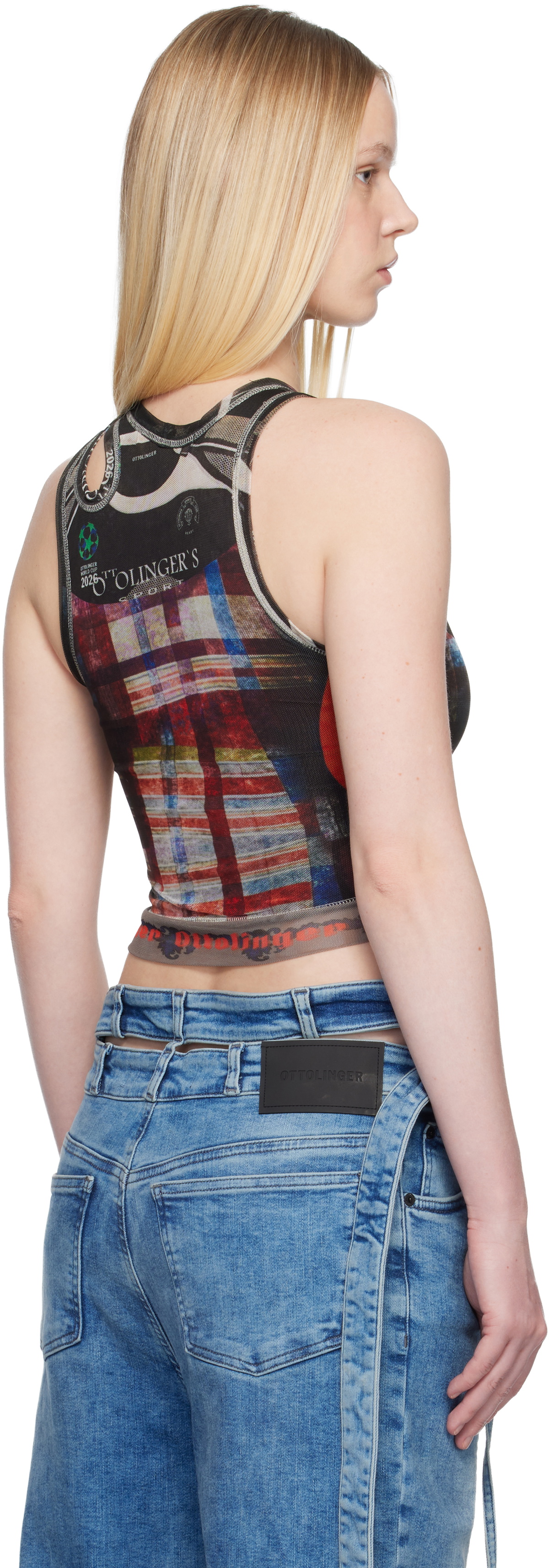 Ottolinger SSENSE Exclusive Multicolor Mesh Tank Top