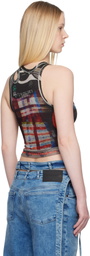 Ottolinger SSENSE Exclusive Multicolor Mesh Tank Top