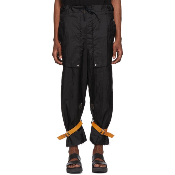 Photo: BED J.W. FORD Black Cargo Trousers