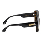 Gucci Tortoiseshell Oversize Mask Sunglasses