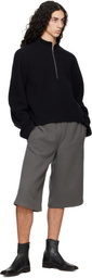 Rier Gray Fleece Shorts