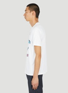 Dolphin Print T-Shirt in White