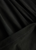 Helmut Lang Protection Draped Stretch-jersey Midi Dress Black