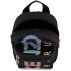 Kenzo Black Large Logo Sport Backpack