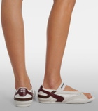 Miu Miu Gymnasium leather-trimmed thong sandals