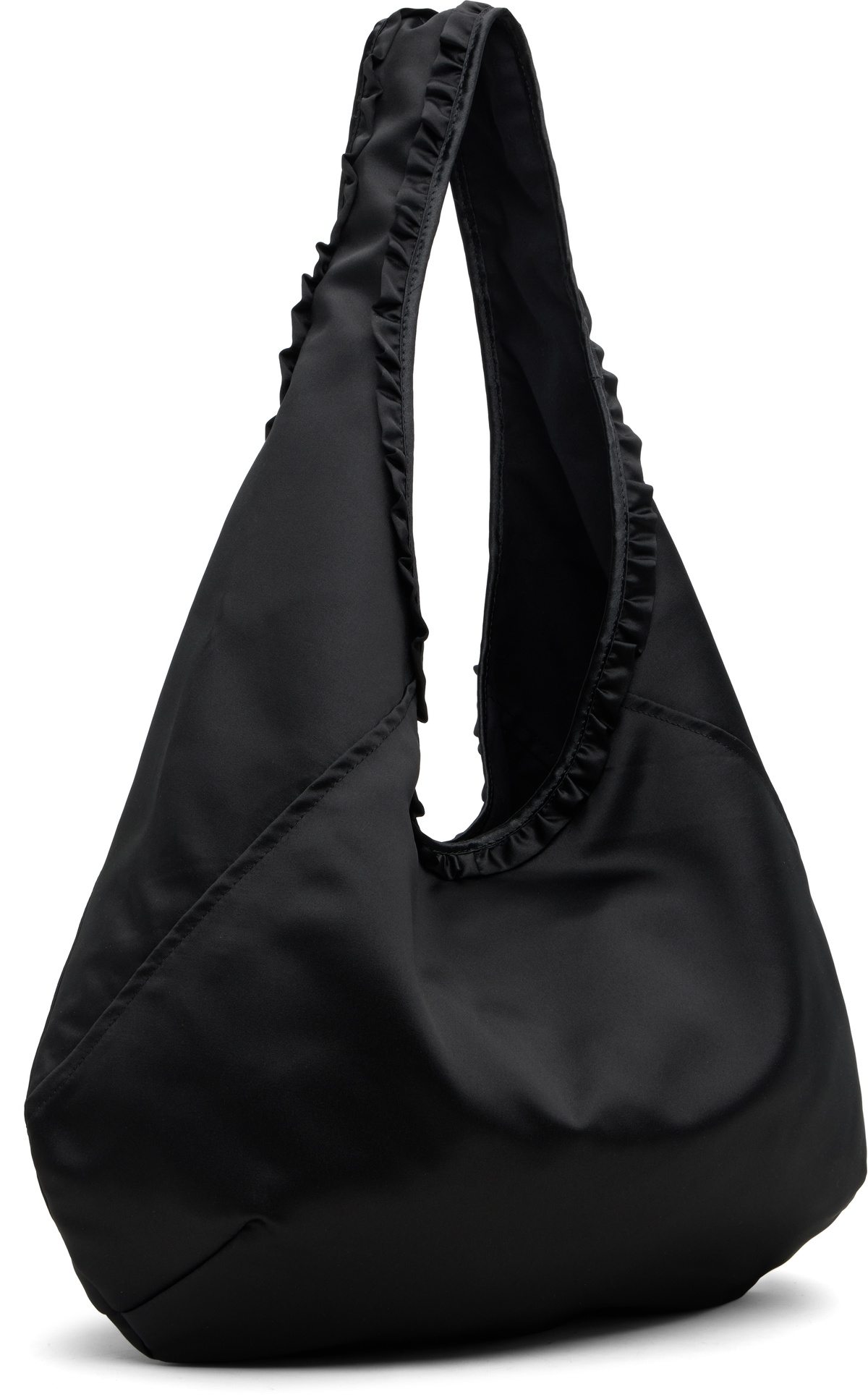 ABRA SSENSE Exclusive Black Ballerina Satin Bag