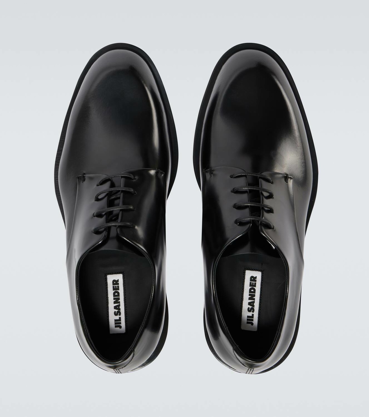 Jil Sander Polished leather Derby shoes Jil Sander